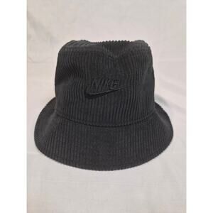 Nike Black Corduroy Bucket Hat